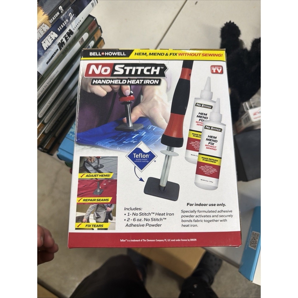 Bell and Howell No Stitch Handheld Heat Iron